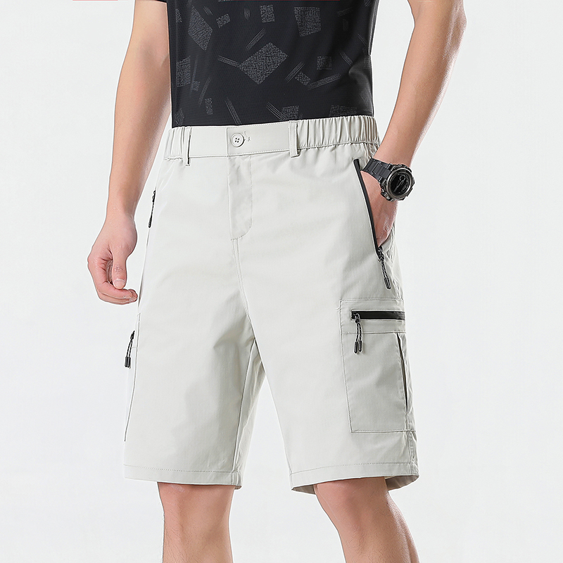 Jogger Sweatpants Men - Mens Cargo Shorts Knee Pants Zipper