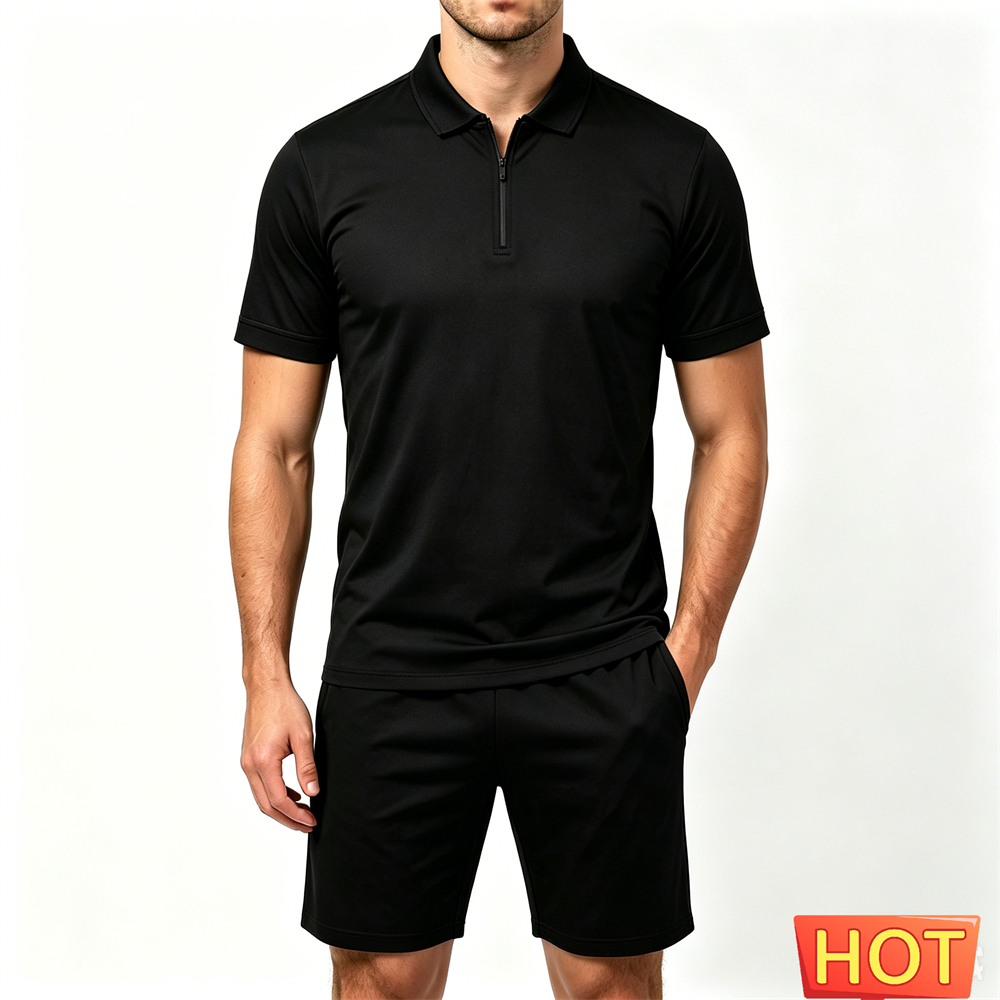 Men'S Fashion Color - Summer Men's Tracksuit Sets Simple Solid