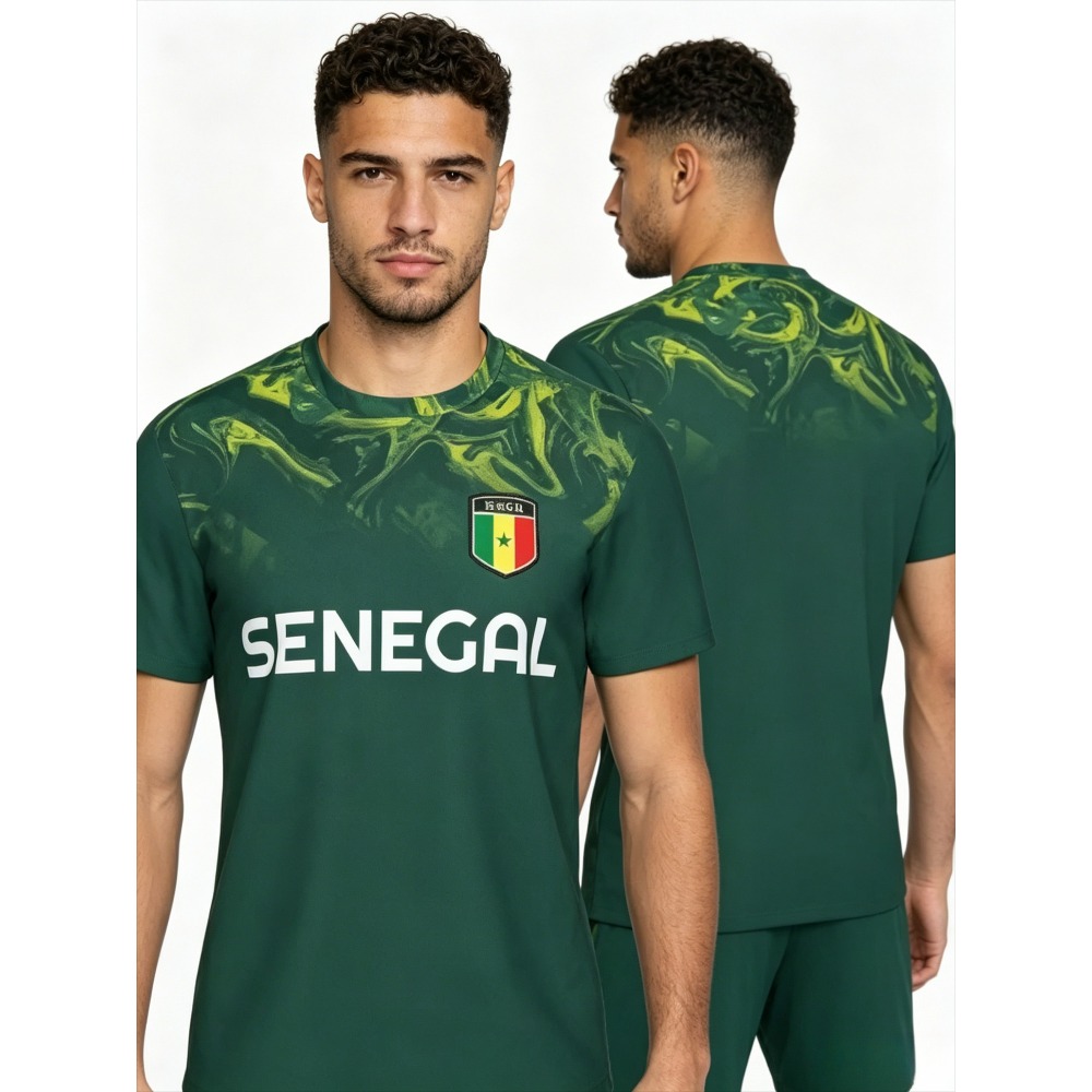 Mens Fashion Trend - 2026 New Summer Senegal Flag Graphic