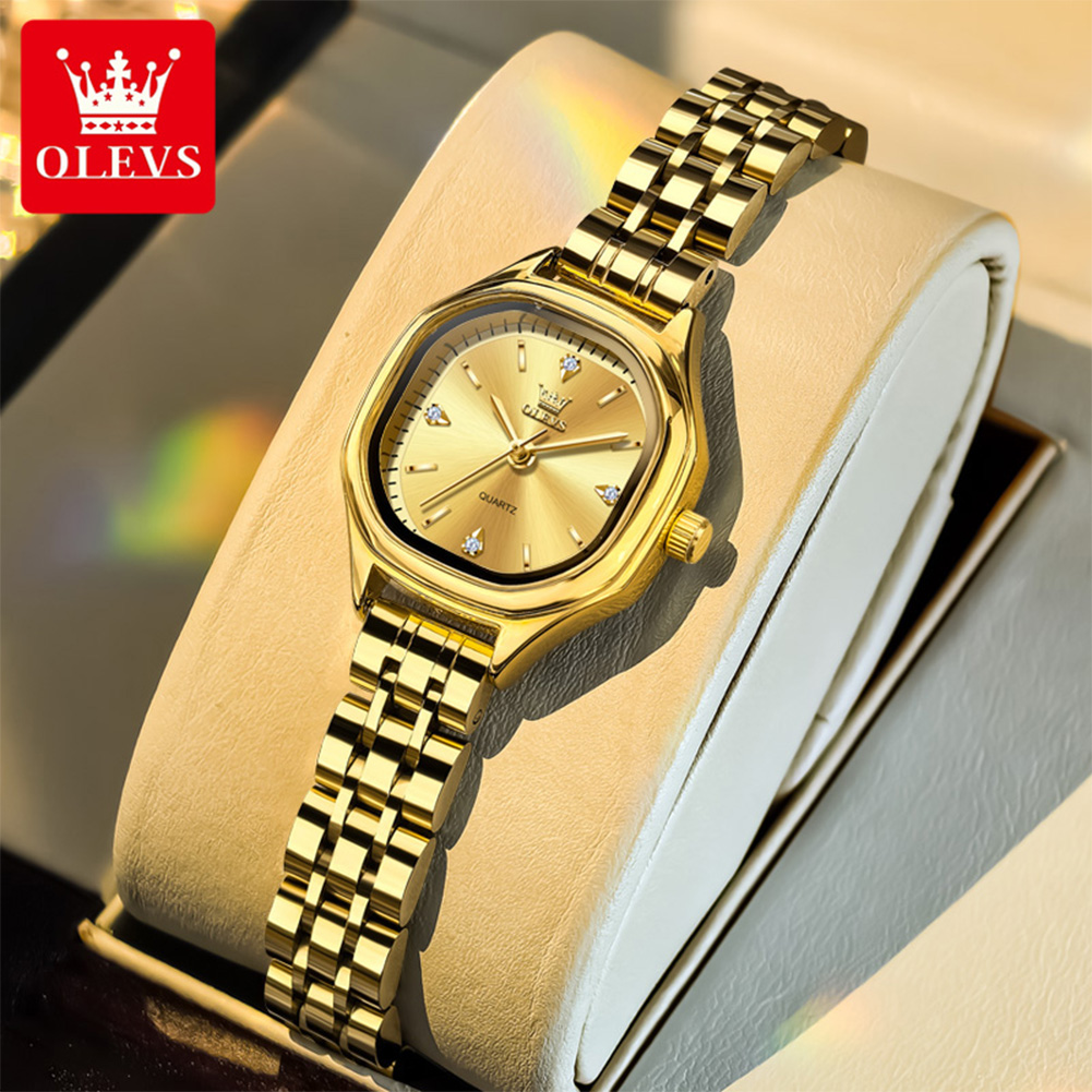 OLEVS 5888 Ladies Watches Gold - Men Fashion Elegant บทวิจารณ์และราคา