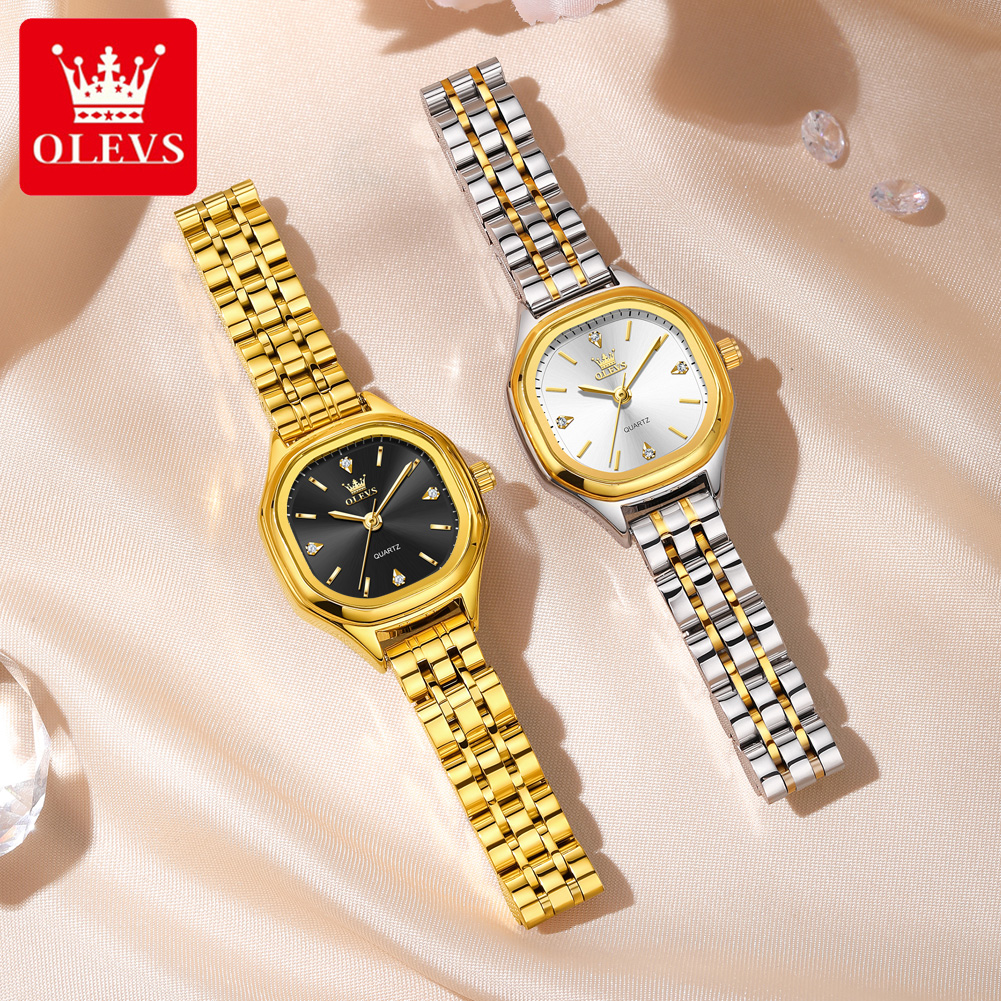 OLEVS 5888 Ladies Watches Gold - Men Fashion Elegant บทวิจารณ์และราคา