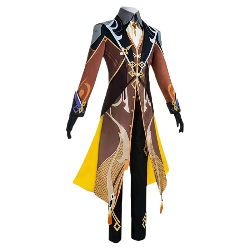 Genshin Impact Zhongli Cosplay - Trench Coat Men บทวิจารณ์และราคา
