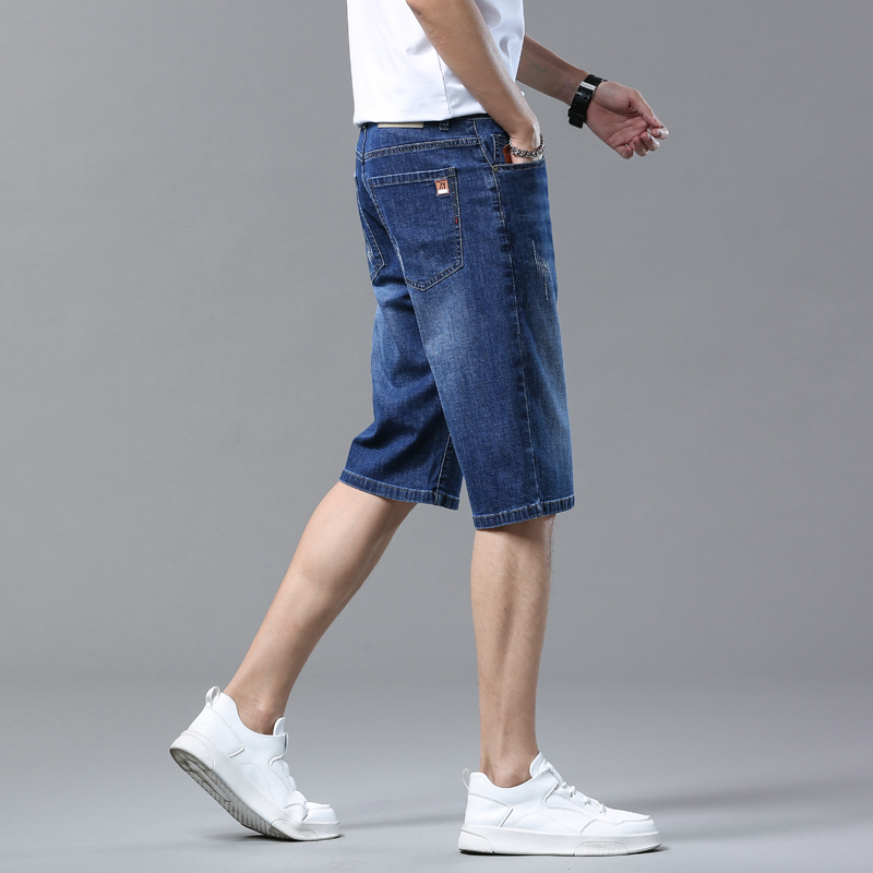 Men's Shorts Summer Straight D - Jeans Pants Fashion Men บทวิจารณ์และราคา
