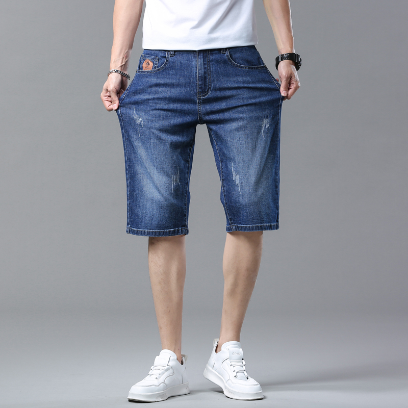 Men's Shorts Summer Straight D - Jeans Pants Fashion Men บทวิจารณ์และราคา