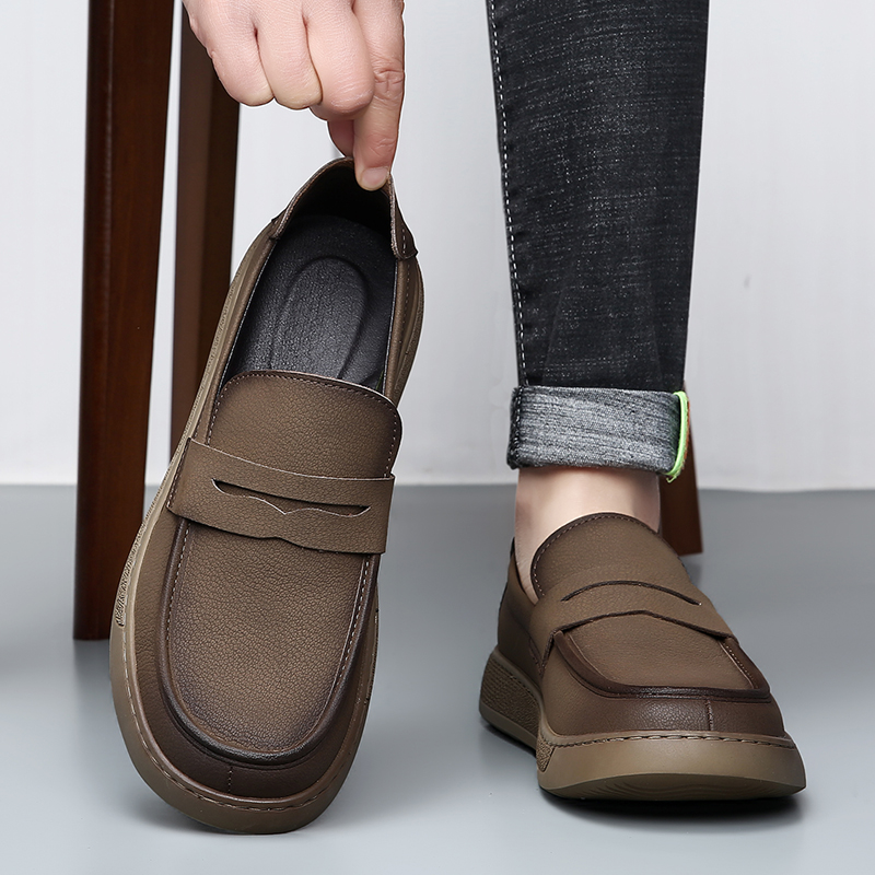DIMANYU Men's Casual Genuine L - Suede Loafers Men บทวิจารณ์และราคา
