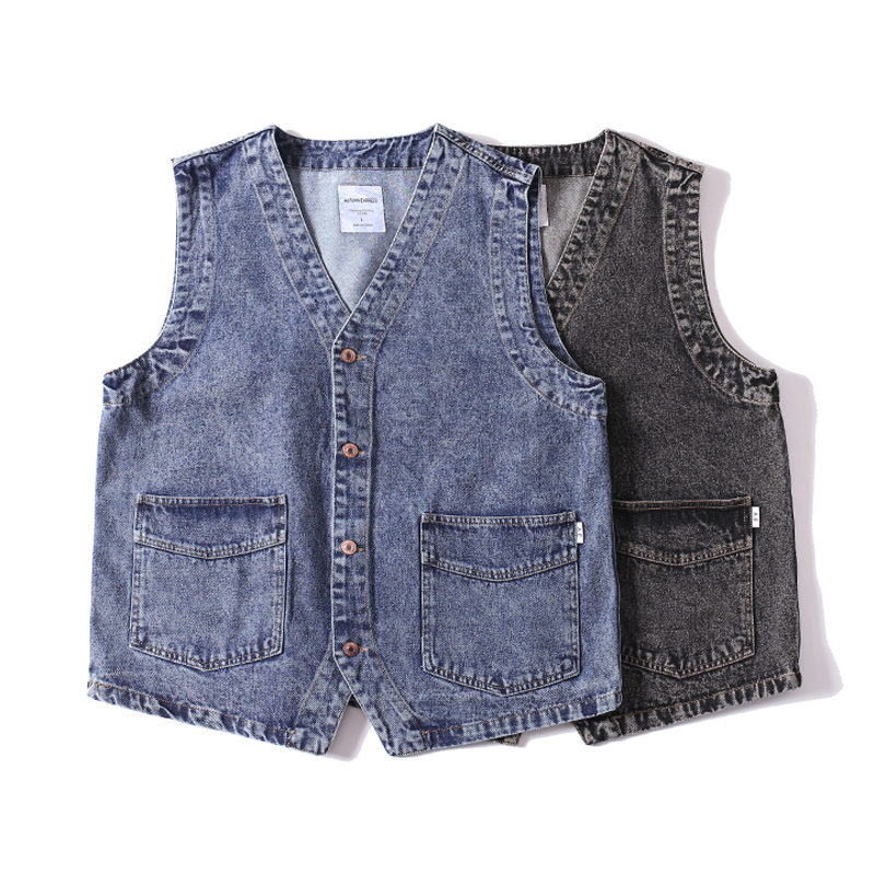 Men Japanese Streetwear Citybo - Men'S Fashion Vest With Jeans บทวิจารณ์และราคา