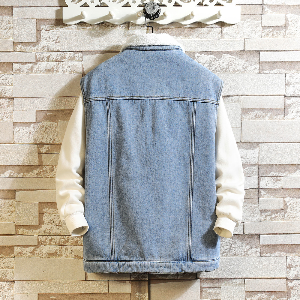 Winter Cargo Denim Vests Men W - Men'S Fashion Vest With Jeans บทวิจารณ์และราคา