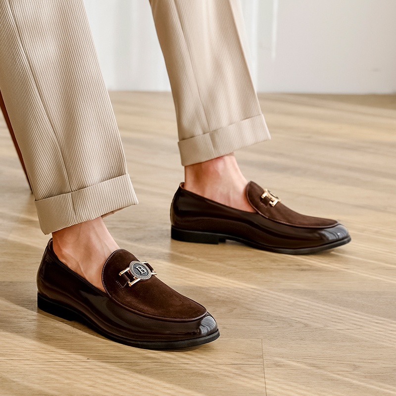 2026 Summer Brown Designer Loa - Suede Loafers Men บทวิจารณ์และราคา