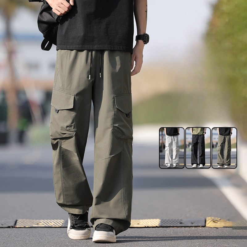 American Hip Hop Joggers Cargo - Jogger Sweatpants Men บทวิจารณ์และราคา