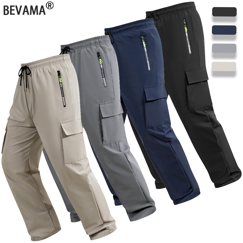 Spring Autumn Men's Cargo Pant - Jogger Sweatpants Men บทวิจารณ์และราคา