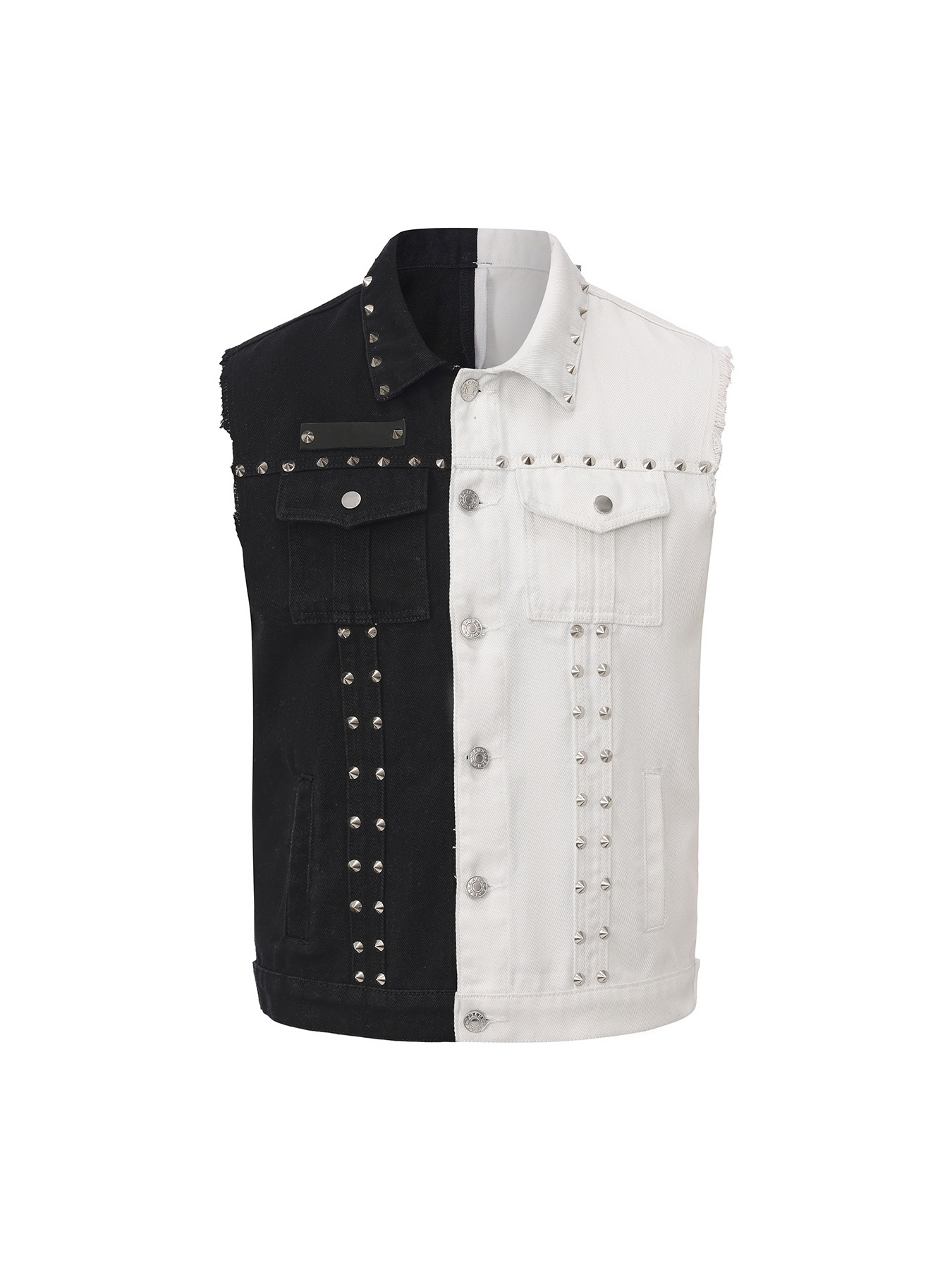 Men's Punk Style Jean Waistcoa - Men'S Fashion Vest With Jeans บทวิจารณ์และราคา