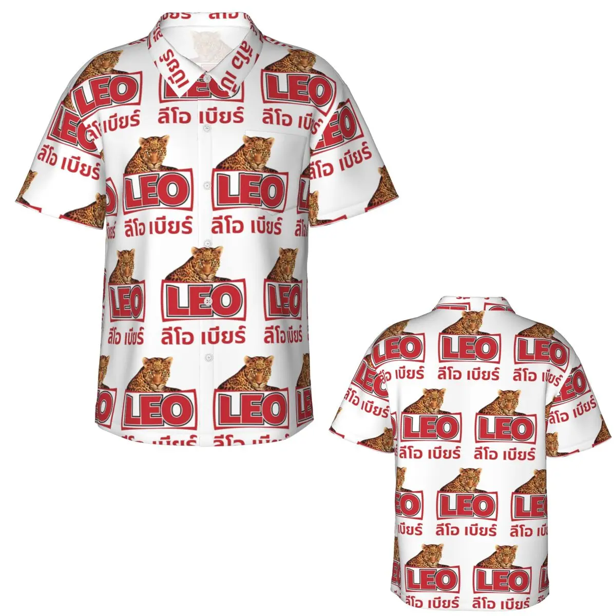Leo Beer Bangkok Hawaiian Shir - Mens Fashion Bangkok บทวิจารณ์และราคา