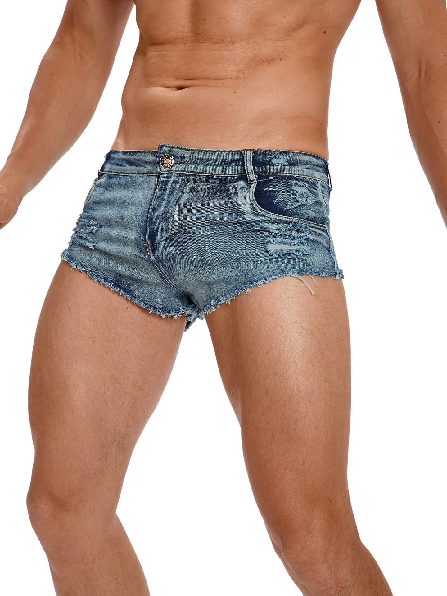Men's Tight Low Waist Jeans Sh - Jeans Pants Fashion Men บทวิจารณ์และราคา