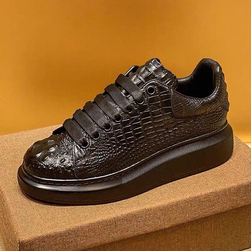 2025 summer crocodile print bl - Suede Loafers Men บทวิจารณ์และราคา