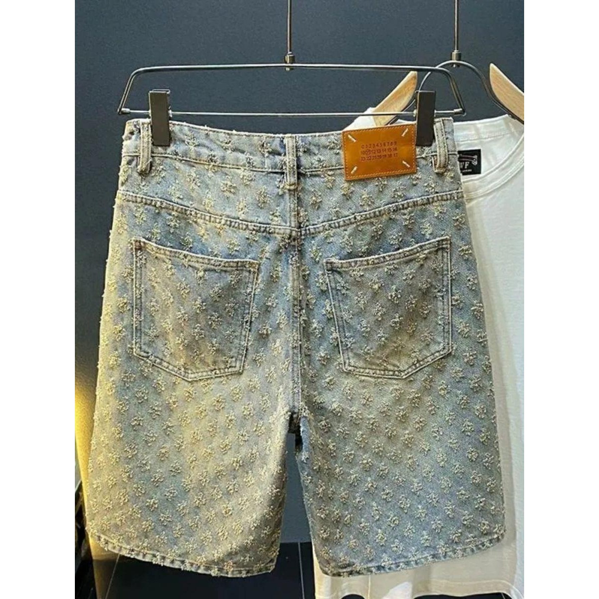 Summer High Street Denim Short - Jeans Pants Fashion Men บทวิจารณ์และราคา