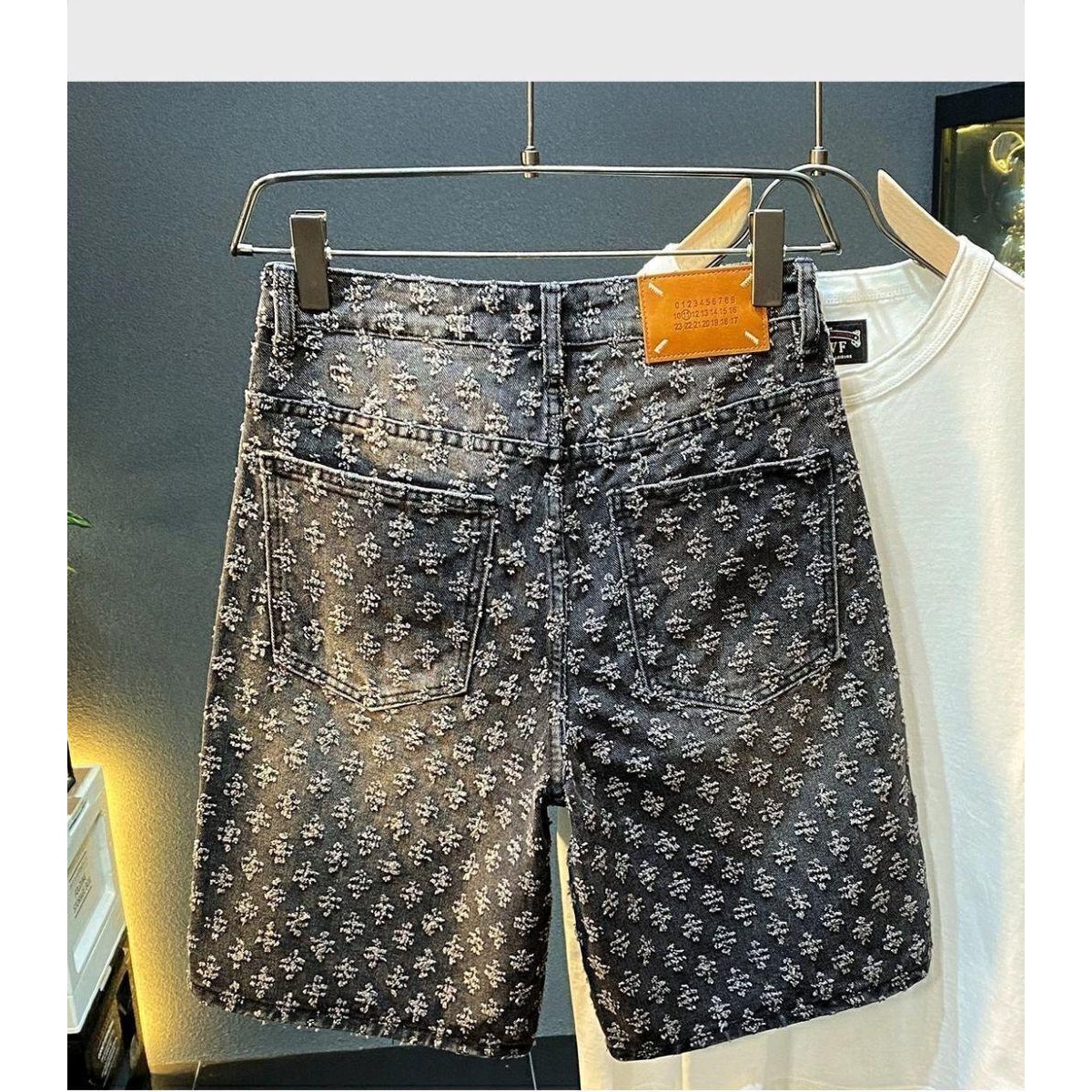 Summer High Street Denim Short - Jeans Pants Fashion Men บทวิจารณ์และราคา