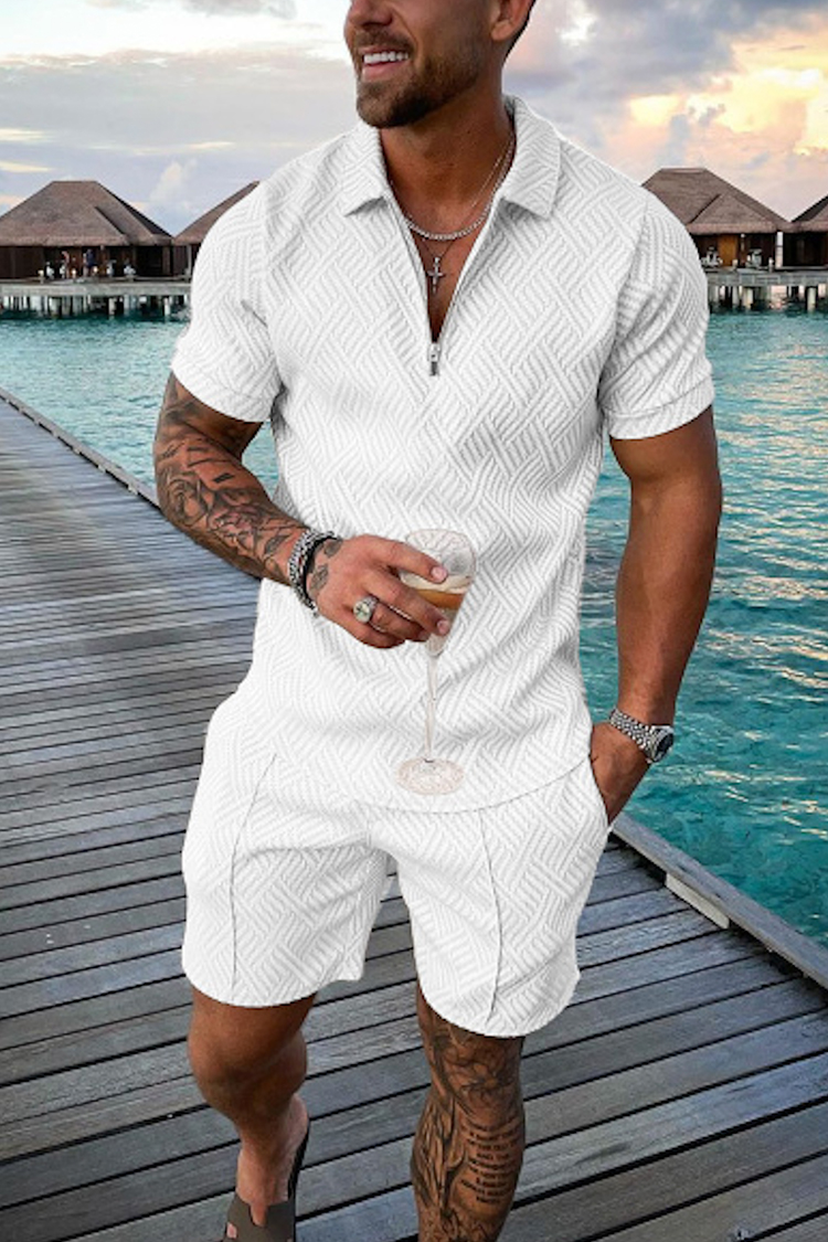 Vintage Men's Summer Casual Po - Men'S Fashion Color บทวิจารณ์และราคา