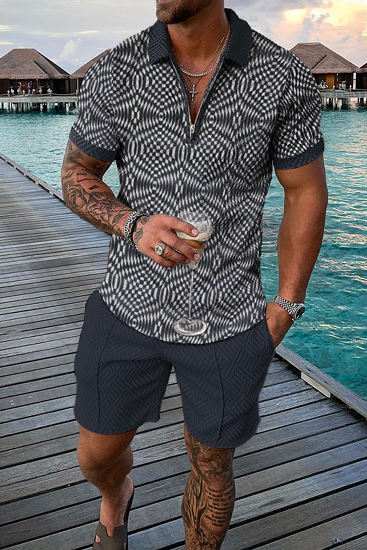 Vintage Men's Summer Casual Po - Men'S Fashion Color บทวิจารณ์และราคา