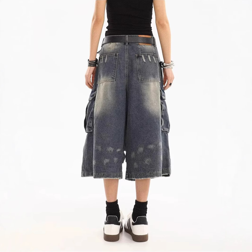 2026 New Plus Size Washed Spla - Jeans Pants Fashion Men บทวิจารณ์และราคา