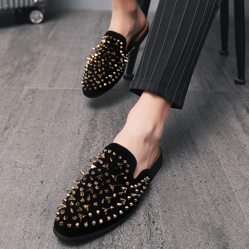 Coiffeur dress mules shoes man - Suede Loafers Men บทวิจารณ์และราคา