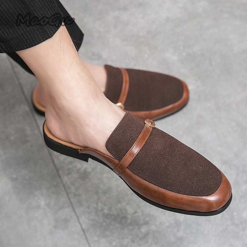 Men's Pantuflas Faux Leather & - Suede Loafers Men บทวิจารณ์และราคา