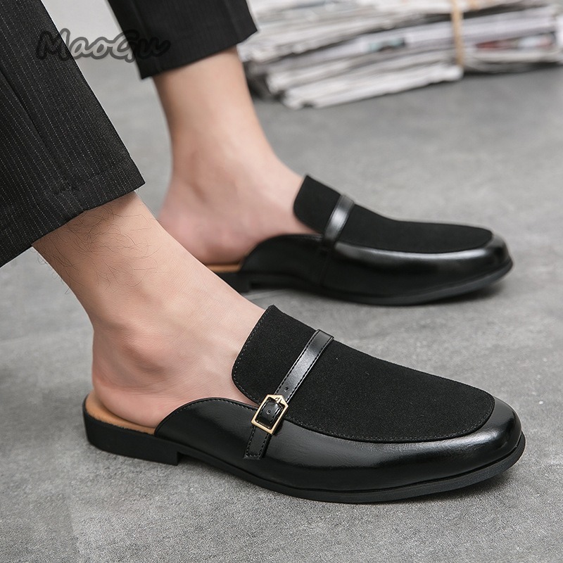 Men's Pantuflas Faux Leather & - Suede Loafers Men บทวิจารณ์และราคา