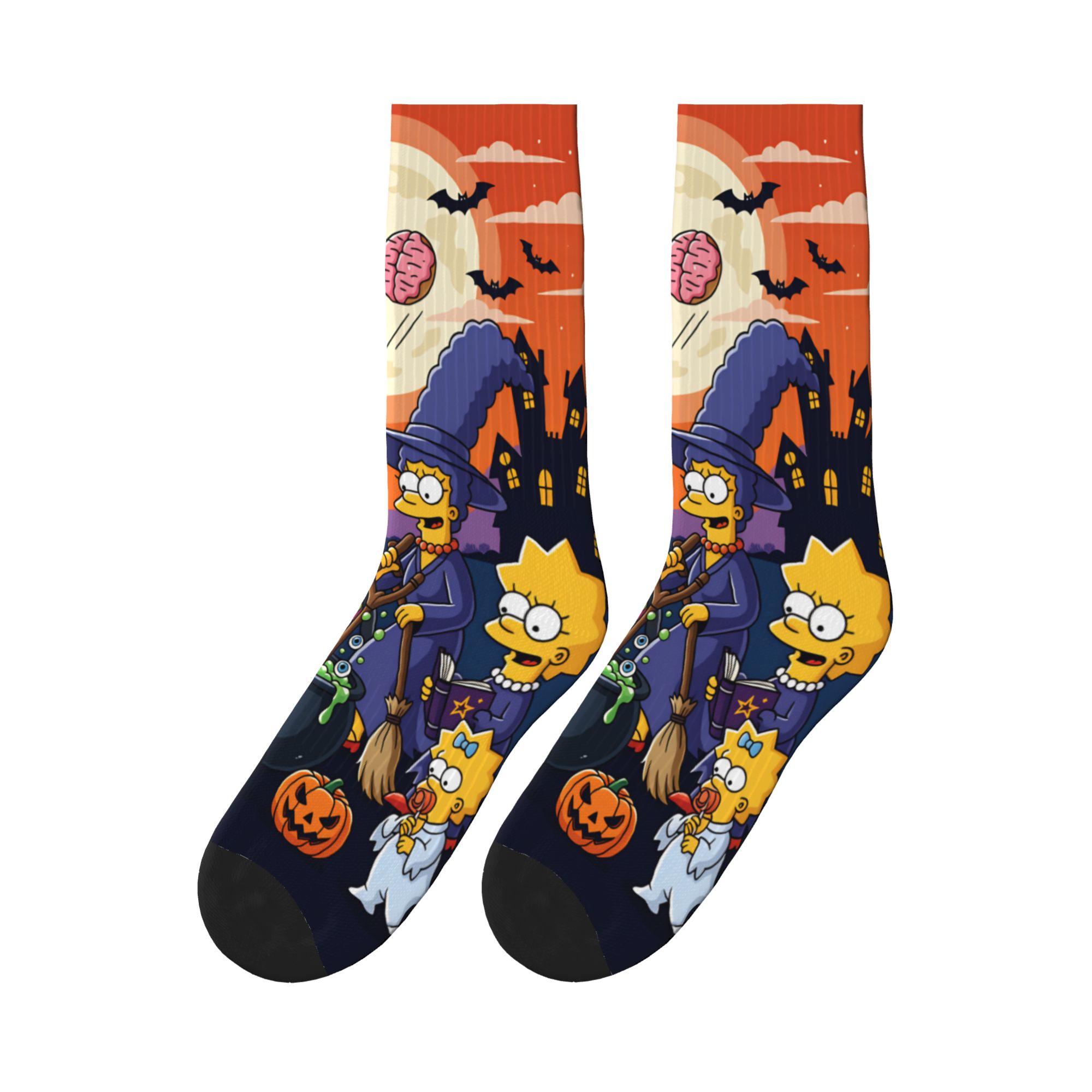 Men's Socks S-Simpsons Hallowe - Men'S Fashion Youtube บทวิจารณ์และราคา
