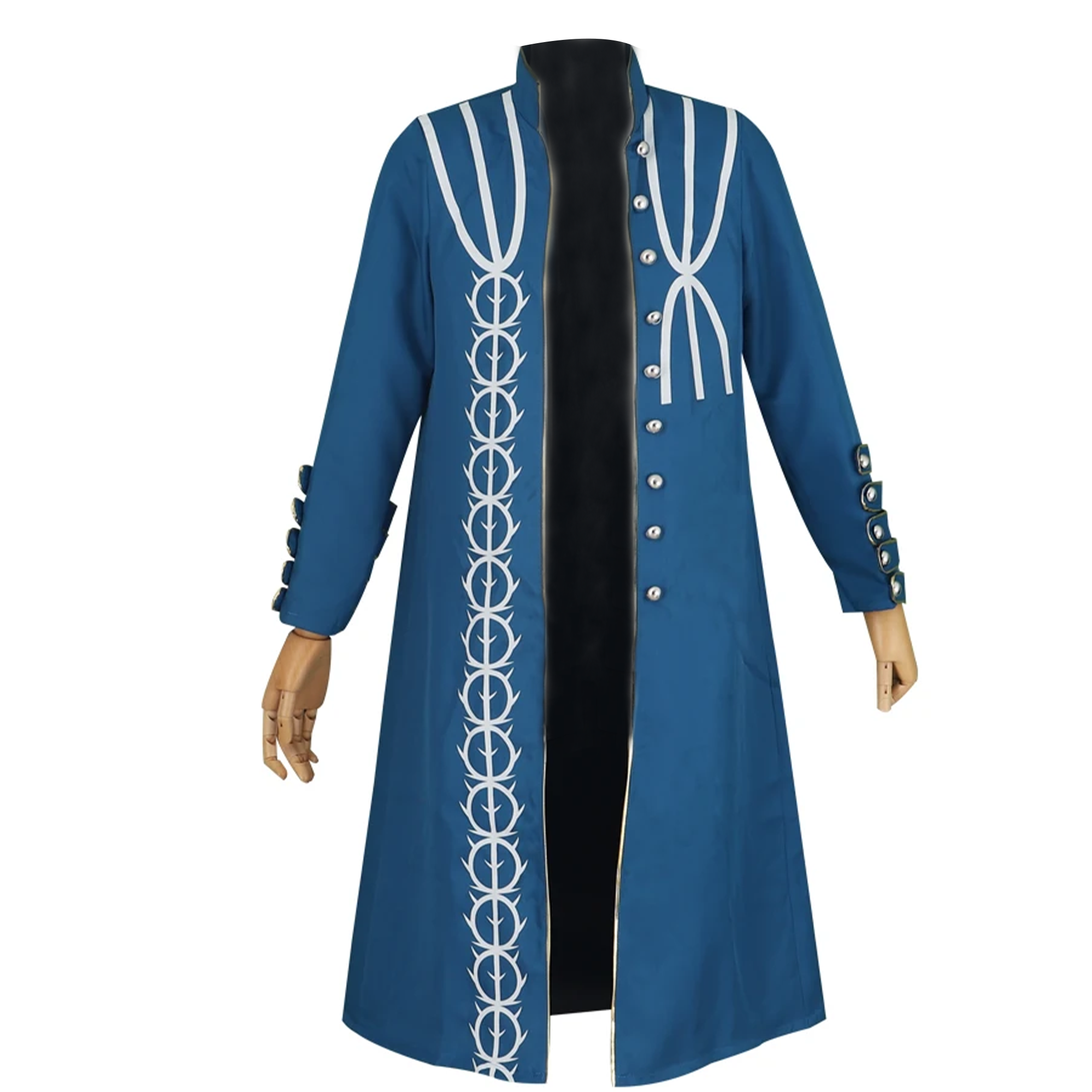 Vergil Cosplay Costume Long Co - Trench Coat Men บทวิจารณ์และราคา