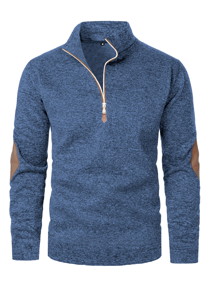 Men's standing collar short zi - Men'S Fashion V Neck Sweater บทวิจารณ์และราคา