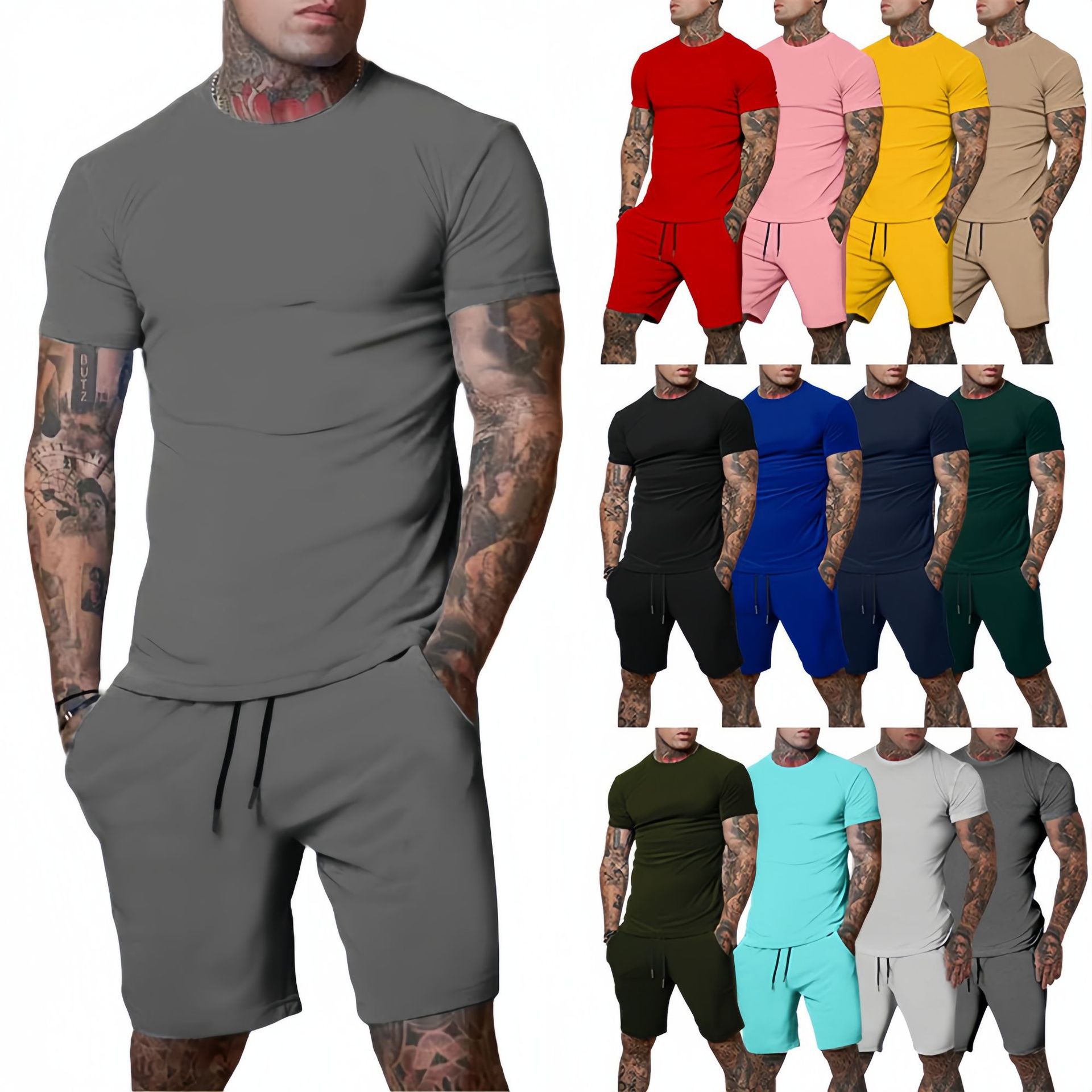 Fashionable and Casual Summer  - Men'S Fashion Videos บทวิจารณ์และราคา