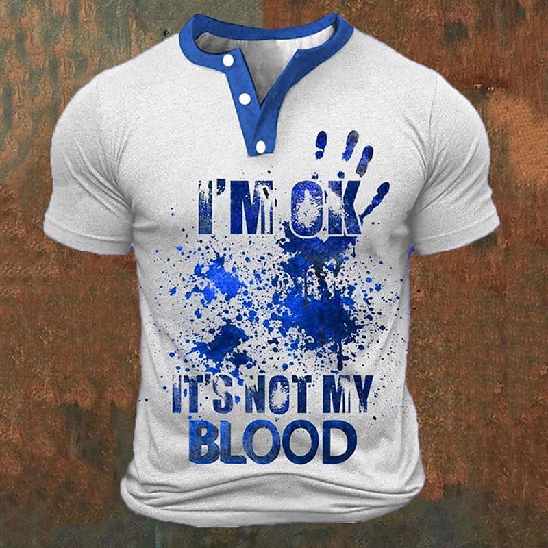 Funny 3D Letter Print Men's He - Mens Fashion Trend บทวิจารณ์และราคา