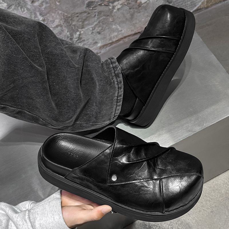 New Trendy Fashionable Men Lea - Men'S Fashion Color บทวิจารณ์และราคา