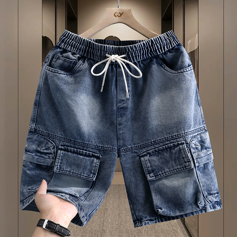 Men's Cargo Shorts New Summer  - Jeans Pants Fashion Men บทวิจารณ์และราคา