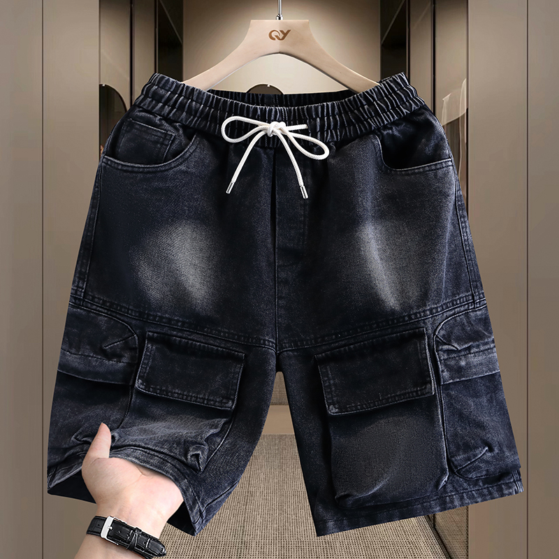 Men's Cargo Shorts New Summer  - Jeans Pants Fashion Men บทวิจารณ์และราคา
