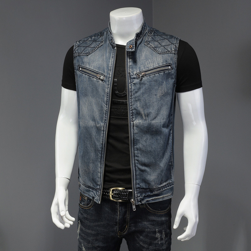 2026 Mens Denim Vests Vintage  - Men'S Fashion Vest With Jeans บทวิจารณ์และราคา