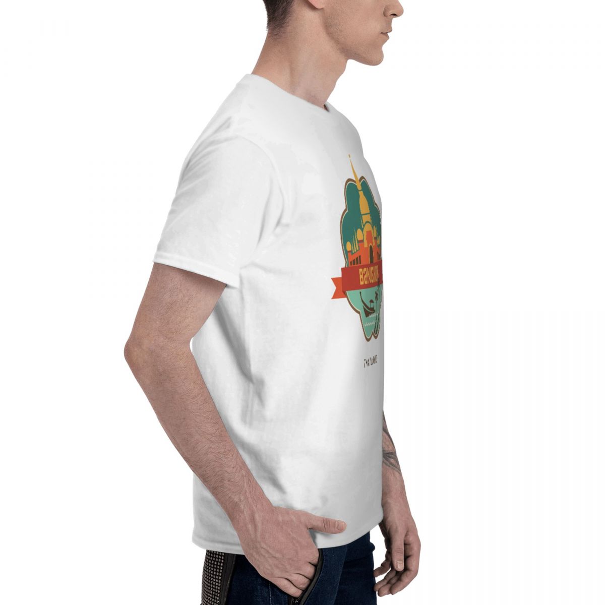 100% Cotton THAILAND BANGKOK T - Mens Fashion Bangkok บทวิจารณ์และราคา